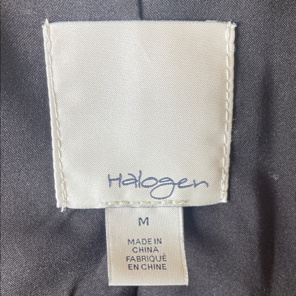 Halogen Detachable Cape Long Sleeve Jacket Black M - Picture 11 of 16